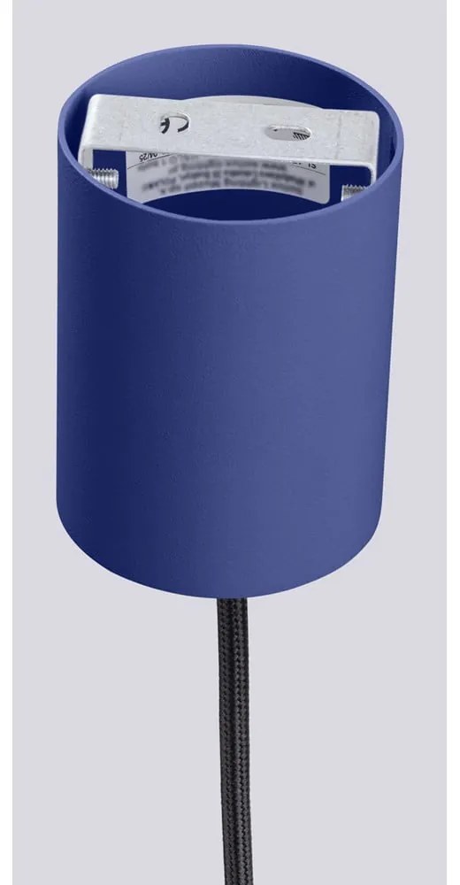 Sötétkék függőlámpa üveg búrával ø 12 cm Orbital – Sollux