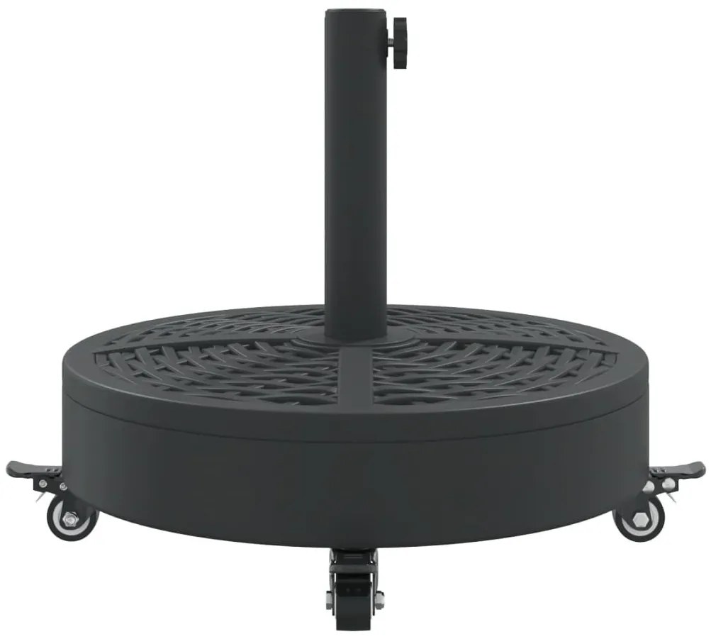 vidaXL görgős kerek napernyőtalp rúdhoz Ø38 / 48 mm 27 kg