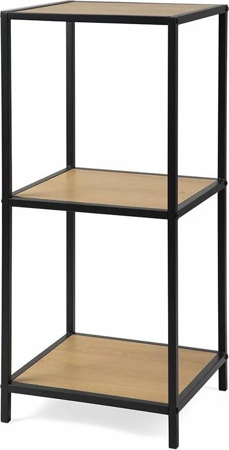 LOFTY Tower 3 OAK fém polc, 83 x 35 cm