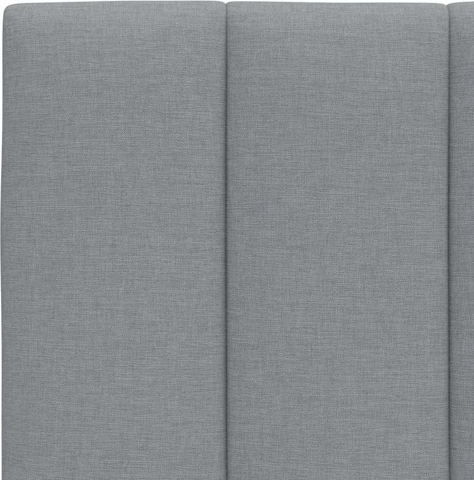 világosszürke szövet fejtámla párna Hanko 160 cm