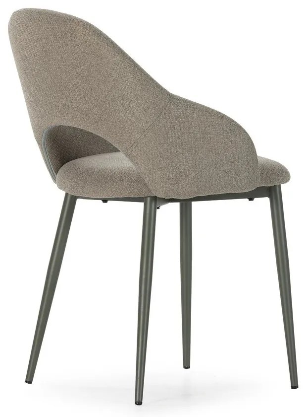 Zöld kárpitozott étkezőszék szett 2 db-os Lia – Marckeric