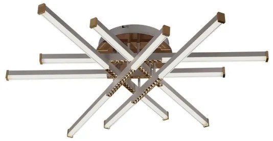 LED Dimmelhető felületre szerelhető csillár LED/90W/230V 3000-6500K + távirányítás