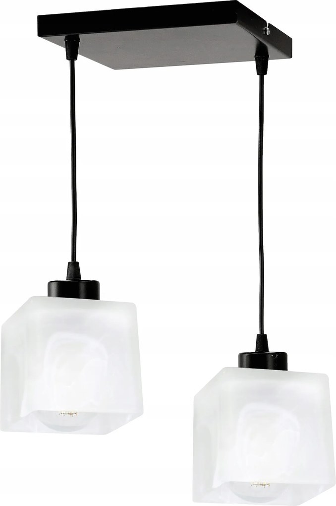 Függő mennyezeti lámpa Zwis E27 Csillár üveg 2