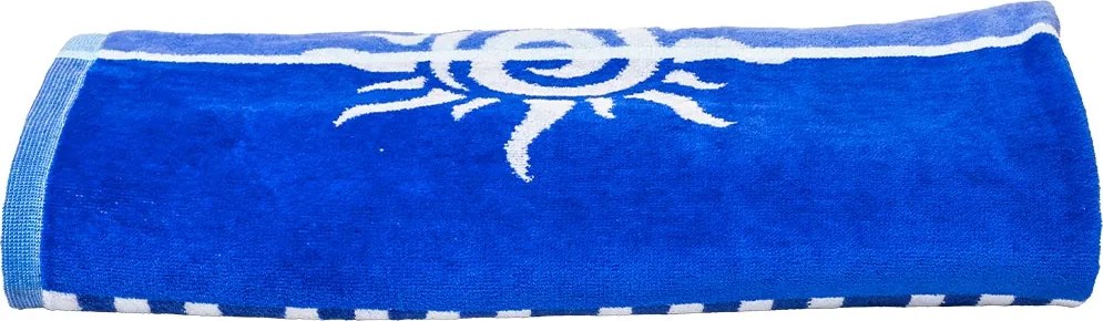 STROMBOLI Strandtörölköző kék 165x90cm