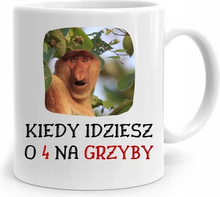 Vicces Bögre Hordozó Janusz 4-KOR Mész A Gombákra, fényképes nyomtatással