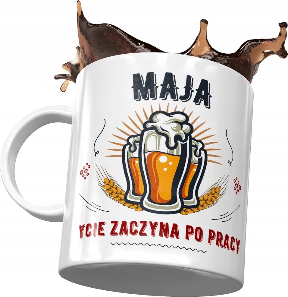 Bögre Maja Barátnő Feleség Nyomtatott Fotóval