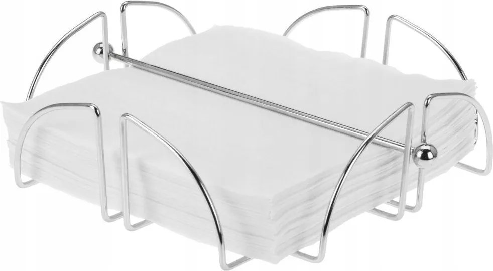 Szalvétatartó állvány fém, szürke