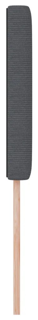 LED Fejtámla Egyszerű Design Sötétszürke 90 cm Corduroy Szövet