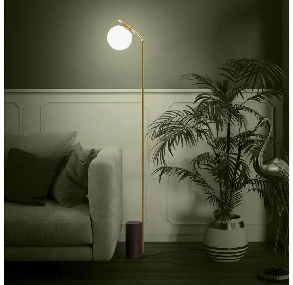 Eglo 39981 - Állólámpa BETULIA 1xE27/40W/230V arany