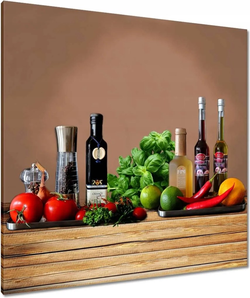 Vászonkép 90x90 A világ fűszerei