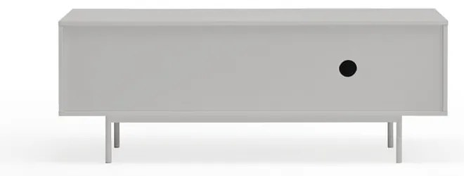 Szürke-natúr színű TV-állvány tölgyfa dekorral 140x52 cm Sierra – Teulat