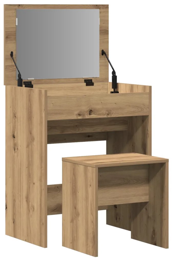 Sminkasztal Tükörrel Artisan Tölgy F_floor_Angegyár