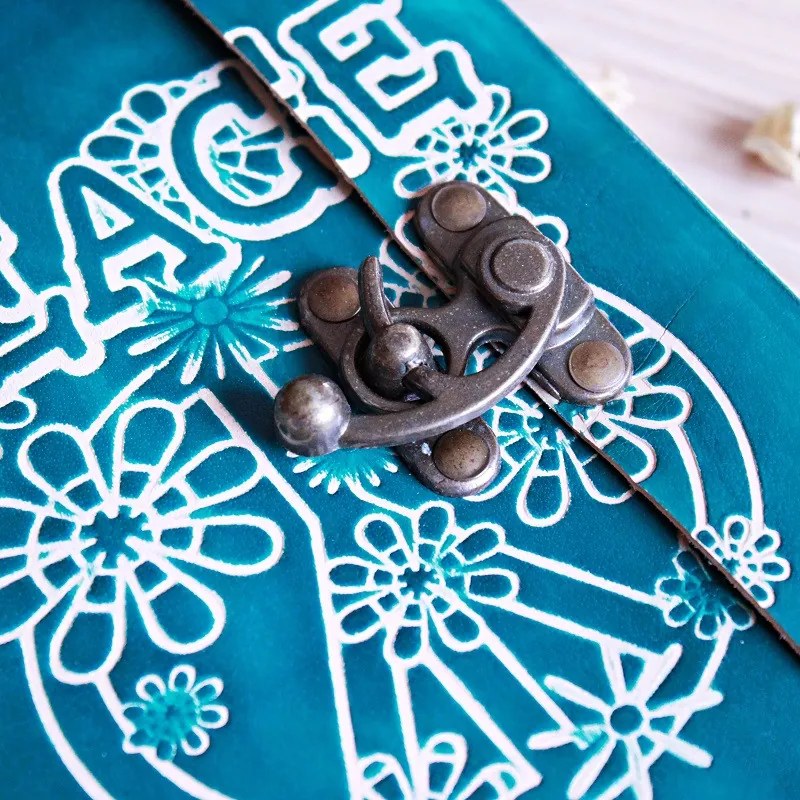 Bőr kötésű notesz Peace