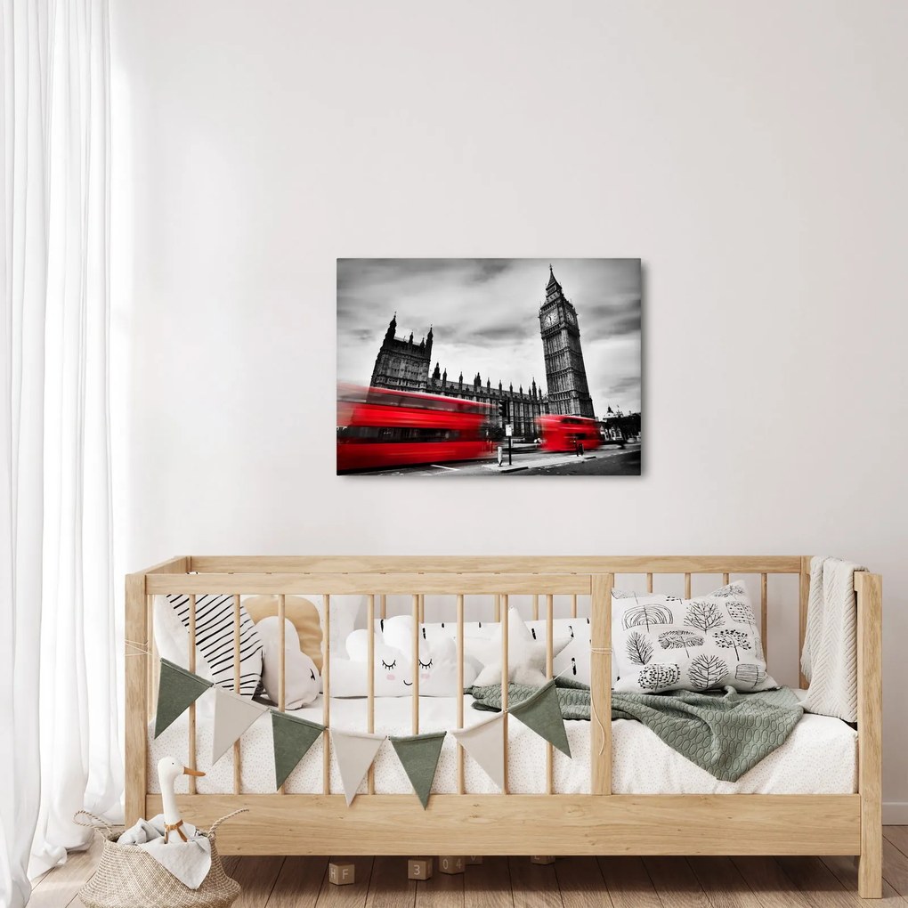 Kép - a Parlament londoni házai (70x50 cm)