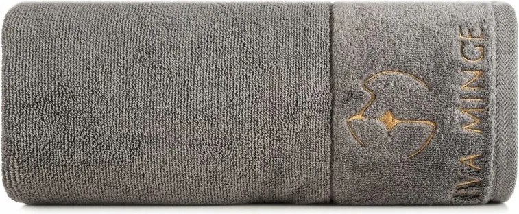 Gaia törölköző 30x50 szürke frottír 550 g/m2 Eva Minge frottír