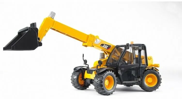 Bruder 02141 CAT Caterpillar rakodógép teleszkóposgémmel, 1:16