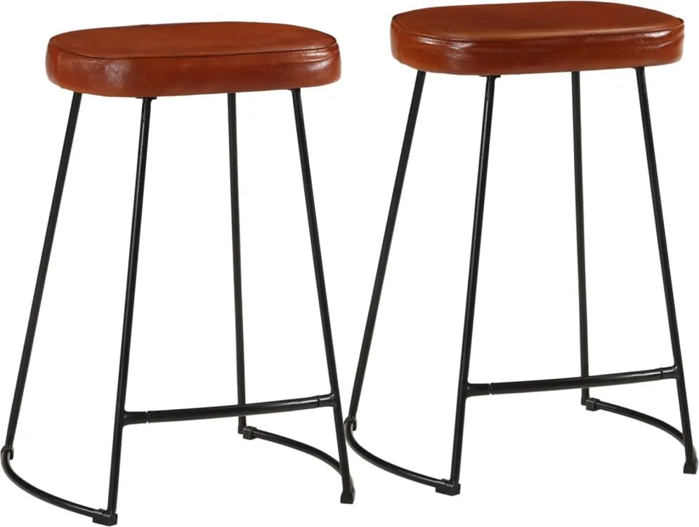 vidaXL 2 db sötétbarna bárszék 41x29x62 cm