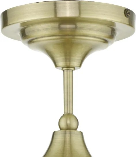 Där Lighting CAD0175 -Fürdőszobai felületre szerelhető csillár CADEN 1xE27/60W/230V IP44 sárgaréz