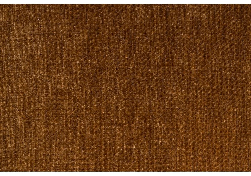 Barna bársony kanapé 214 cm Douglas – Dutchbone