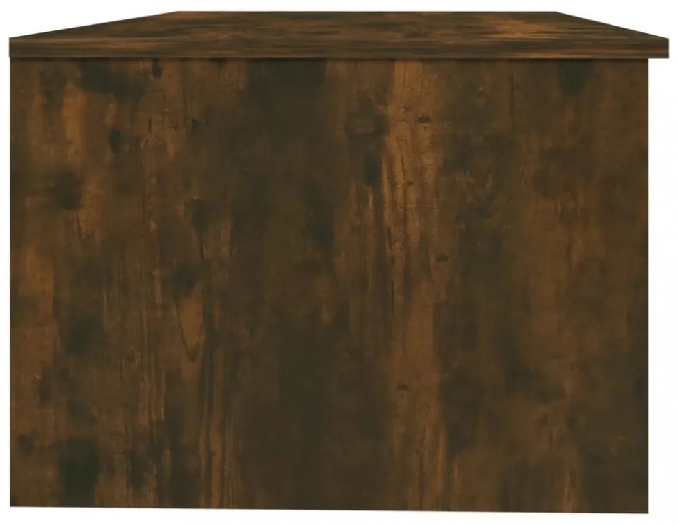 füstös tölgy színű szerelt fa dohányzóasztal 102 x 50 x 36 cm