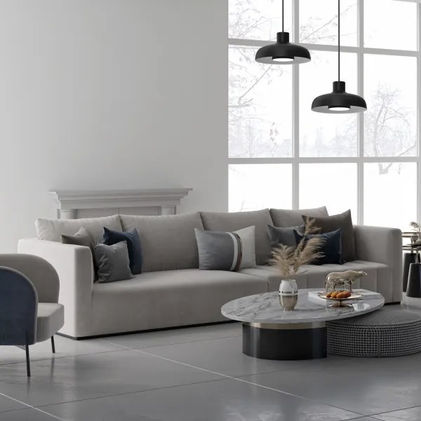 Csillár zsinóron LINEA 1xGX53/12W/230V fekete