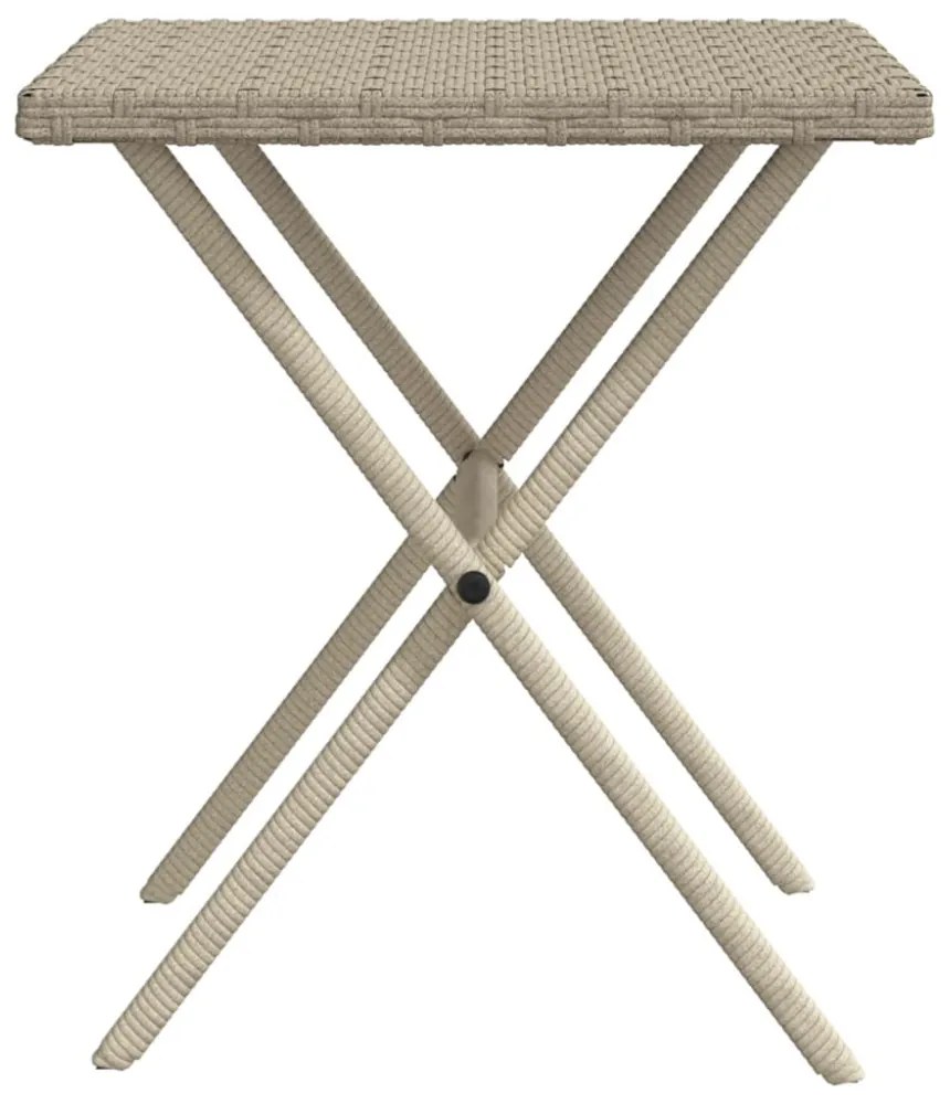 2 db világosszürke polyrattan napozóágy asztallal