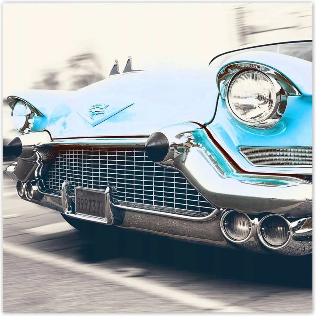 Poszterek 100x100 Kék Cadillac