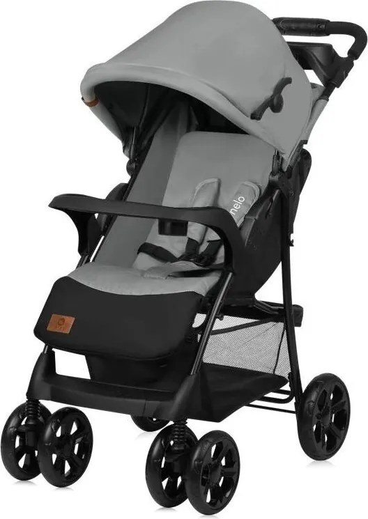 Lionelo - Sport babakocsi EMMA PLUS szürke/fekete