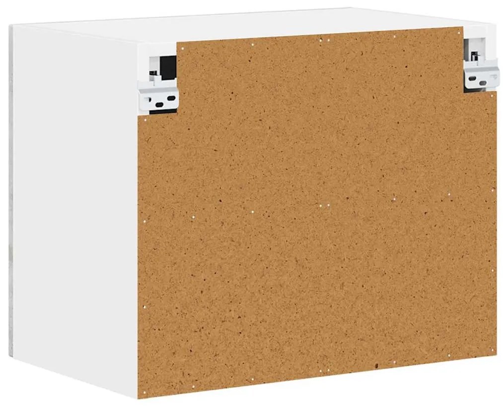 Fali konyhaszekrény 2 pcs Beton Szürke 50 x 31 x 40 cm Faanyag