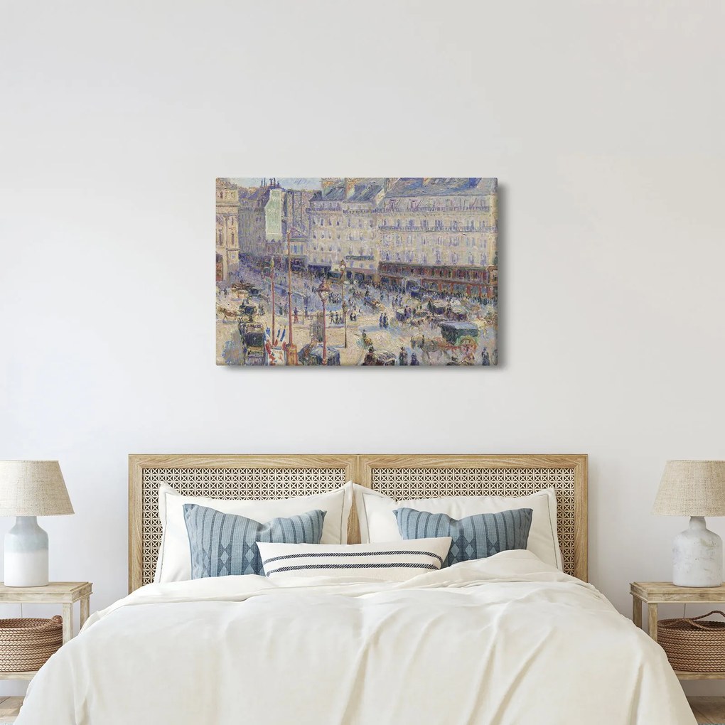 Kép - Camille Pissarro, The Place du Havre, reprodukciók (90x60 cm)