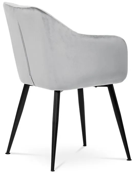 Szürke Bársony Étkezőszék. PIKA SIL4