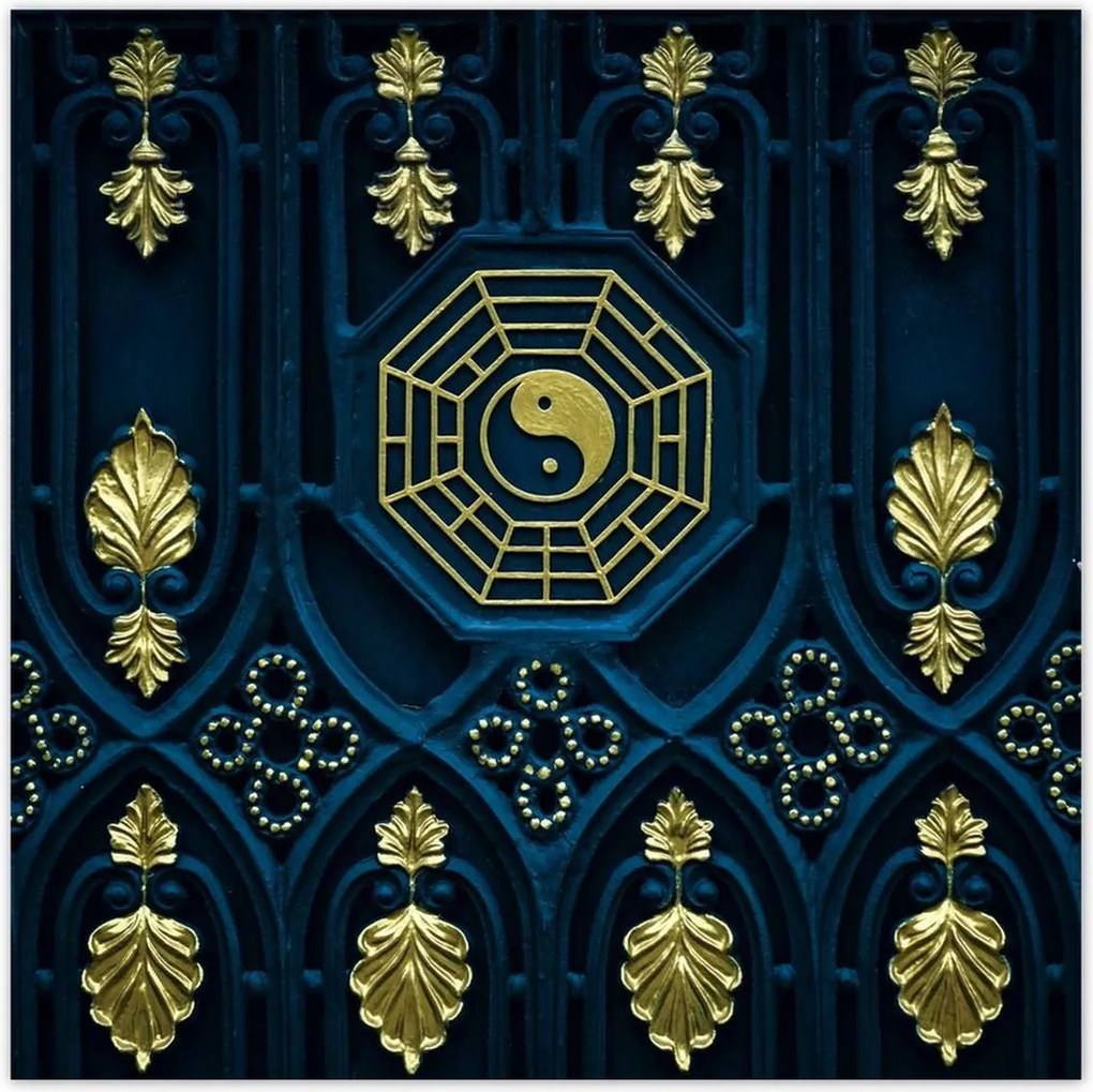 Poszterek 70x70 Absztrakt Arany harmónia