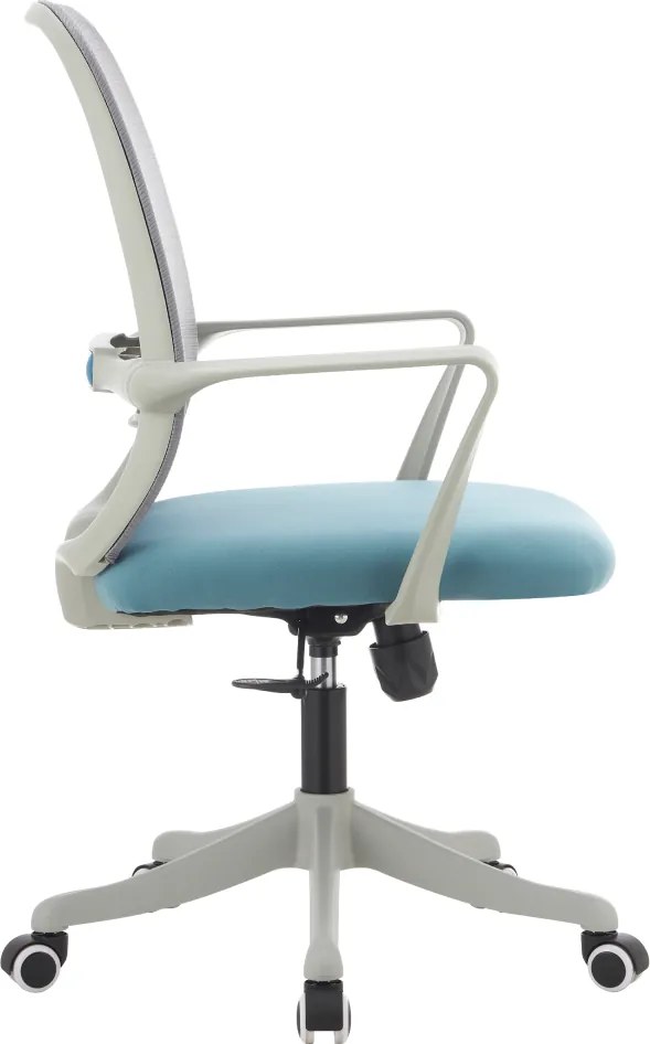 Irodai szék, szürke/kék, DERVIN