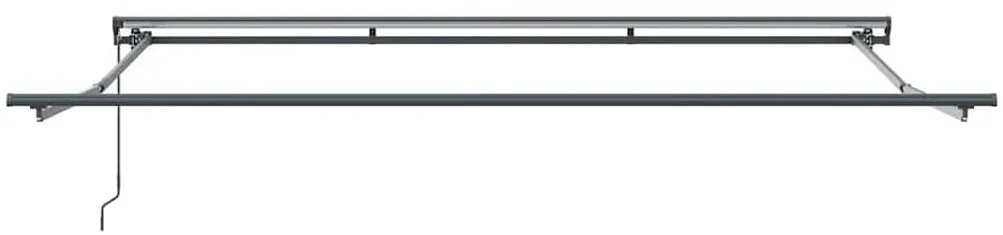 Behúzható napellenző Burgundi Vörös 400x300 cm szövet