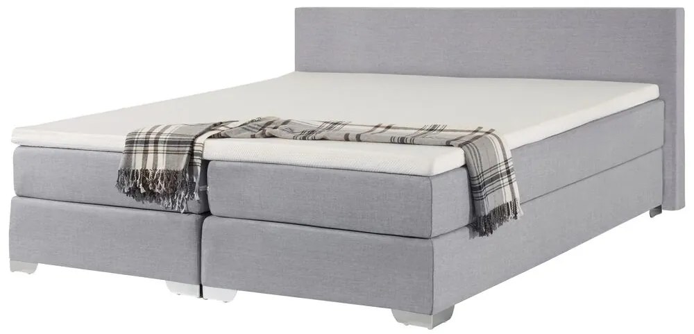 Franciaágy Boxspring 180 cm PREMIER (matracokkal) (világosszürke). 1007441