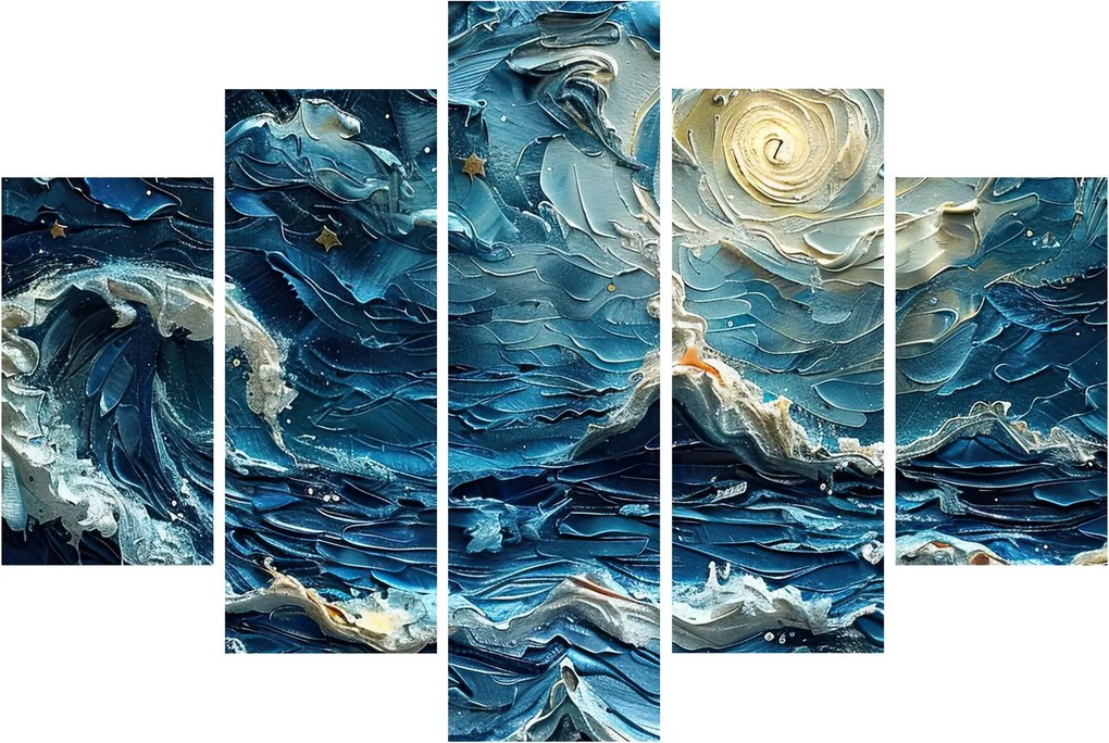 Kép - Az ég és a tenger festése (150x105 cm)