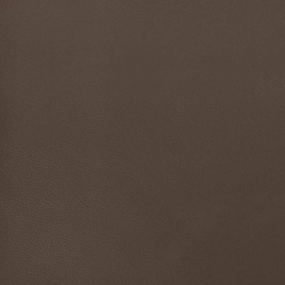 barna műbőr zsebrugós ágymatrac 160x200x20 cm