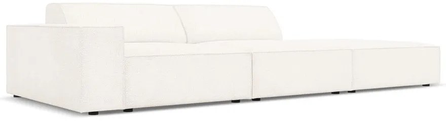 Bézs buklé szövet sarokkanapé (jobb oldali) Jodie – Micadoni Home