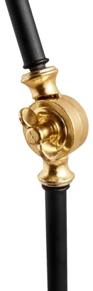 Állólámpa AYD 1xE27/40W/230V fekete