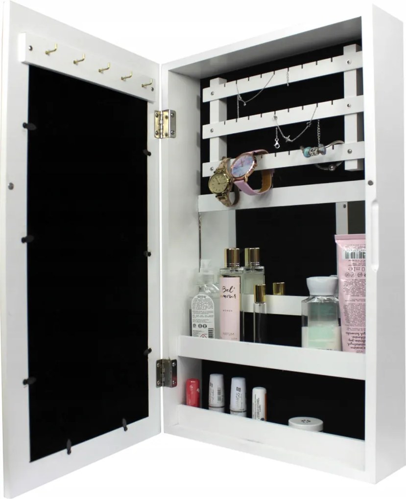 Fali ékszertartó szekrény 31 x 9,5 x 56 cm