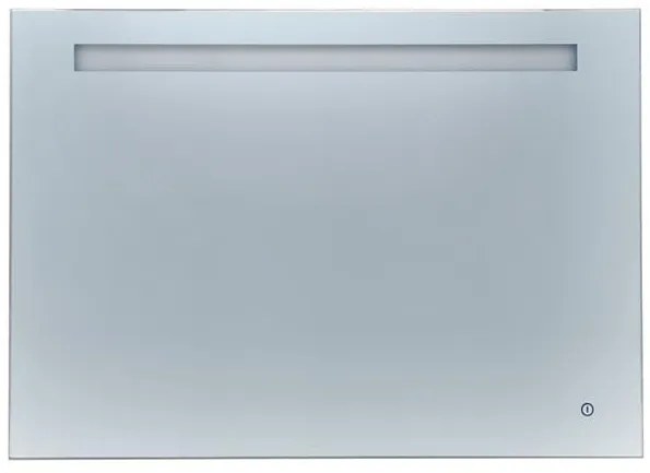TMP LUX Touch fürdőszobai tükör - LED világítással - érintő kapcsolóval - 80 x 65 cm