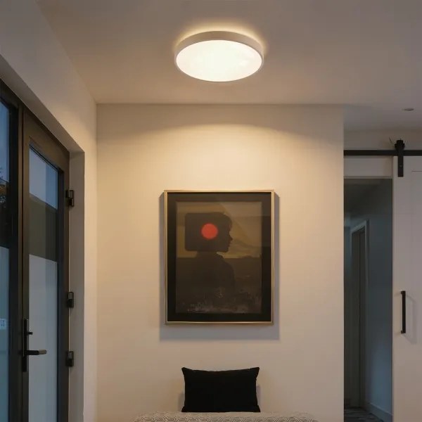 Brilagi - LED dimmelhető lámpatest GLASS POOL DOUBLE LED/48W/230V 40 cm bézs + távirányító