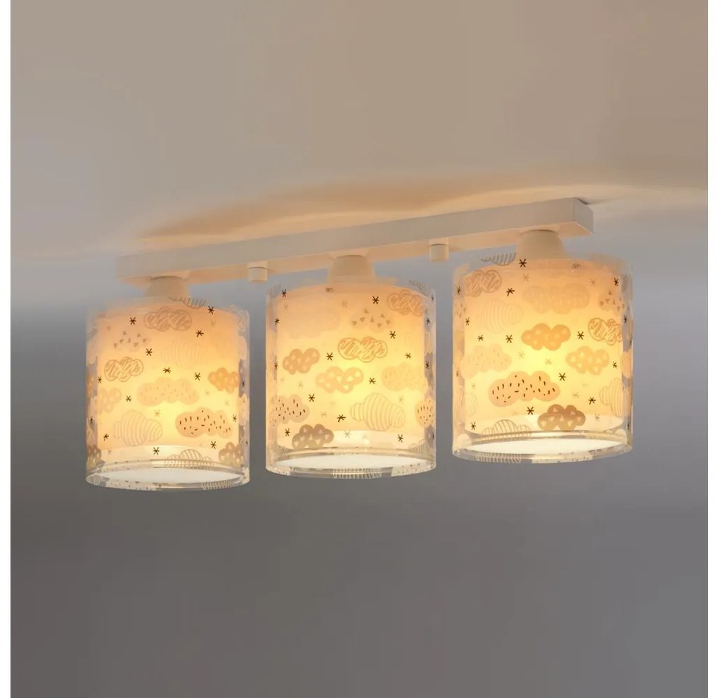 Dalber D-41413S - Gyereklámpa CLOUDS 3xE27/60W/230V