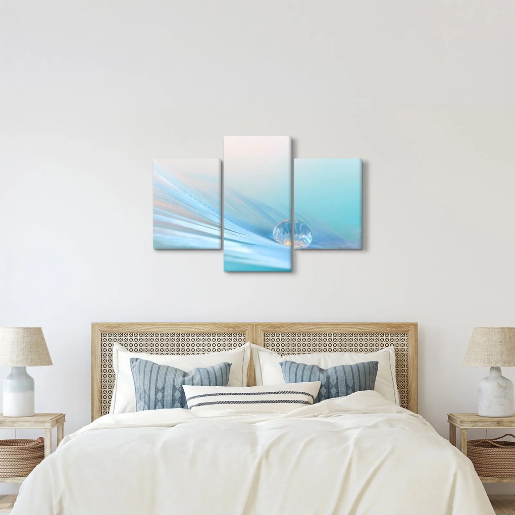 Kép - Kék csepp (90x60 cm)
