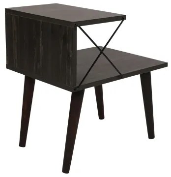 Éjjeliszekrény CROSS 55x50 cm barna