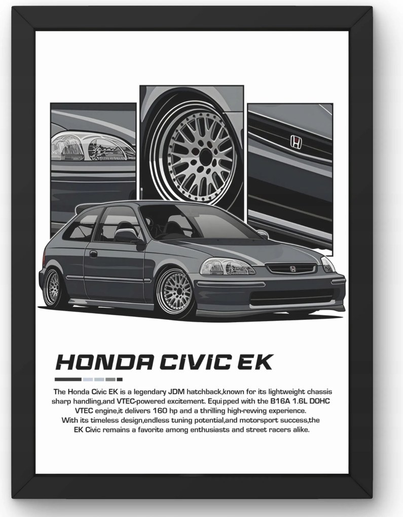 Honda Civic Ek poszter