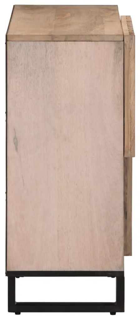 tömör mangófa tálalószekrény 80 x 34 x 75 cm