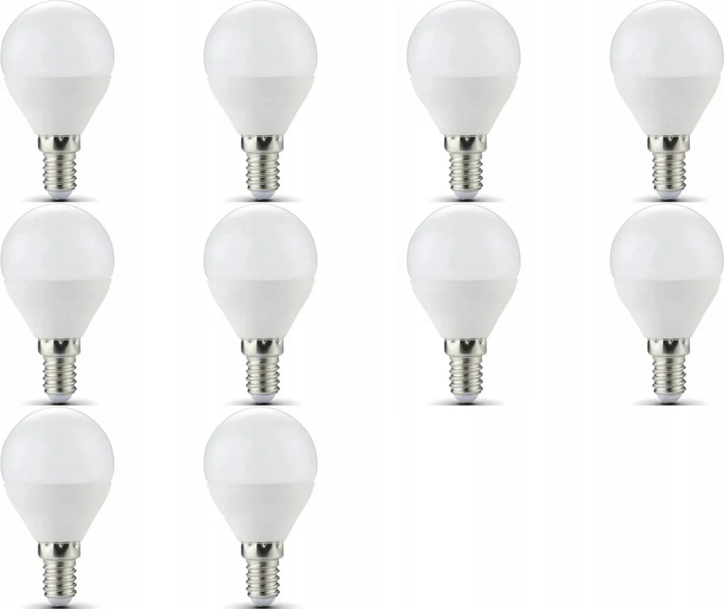 Led izzó golyó kis menetes E14 3W 300lm szín Meleg izzó szett 10db