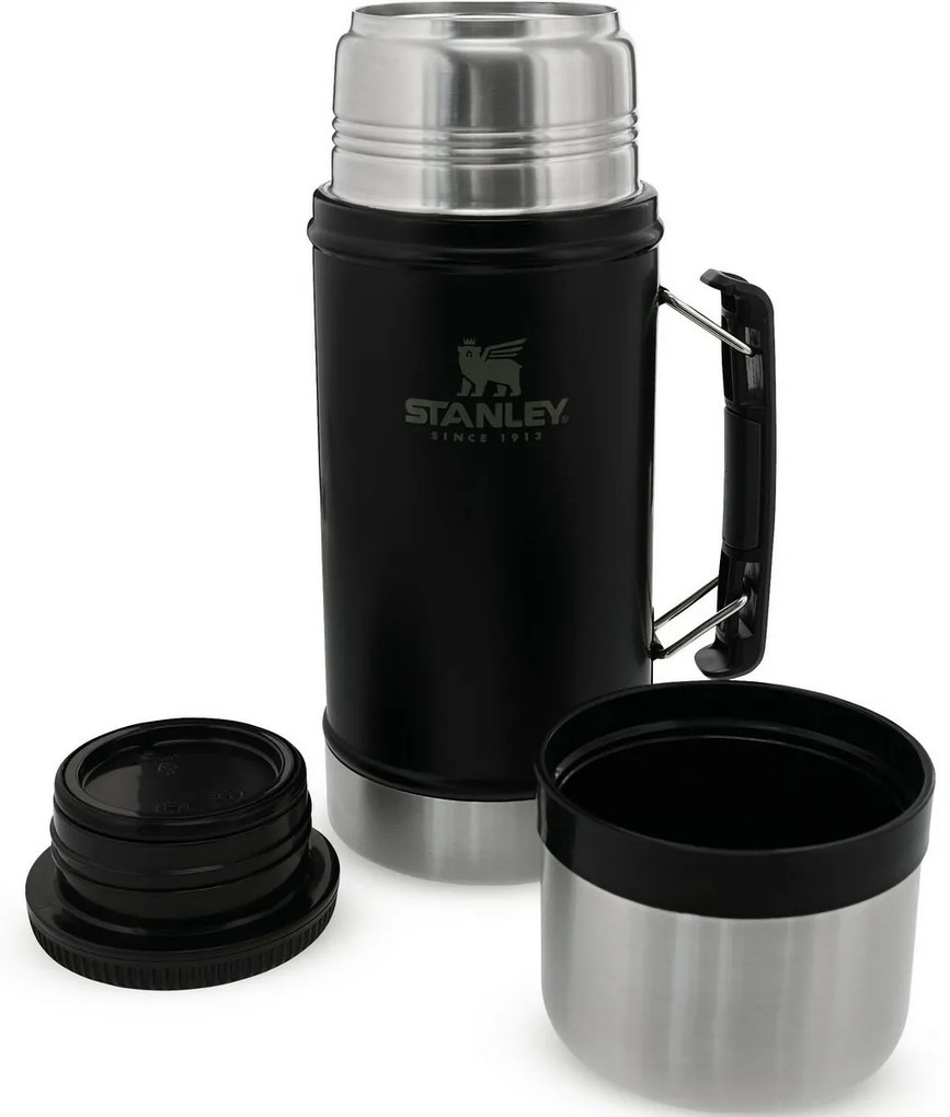 STANLEY Classic series étkezési termosz 940 ml,matt fekete