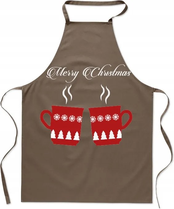 Karácsonyi konyhai kötény Merry Christmas